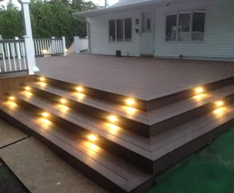Lights to enhance a deck