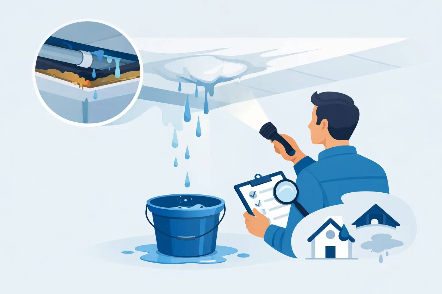 Ceiling Leak Causes and What to Check First