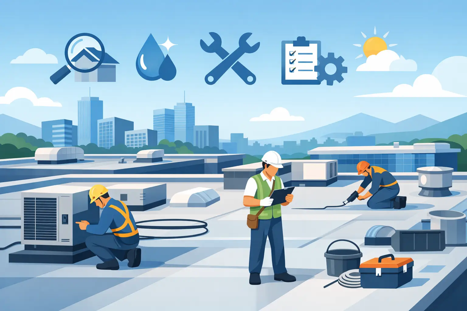 Essential Commercial Roof Maintenance Tasks