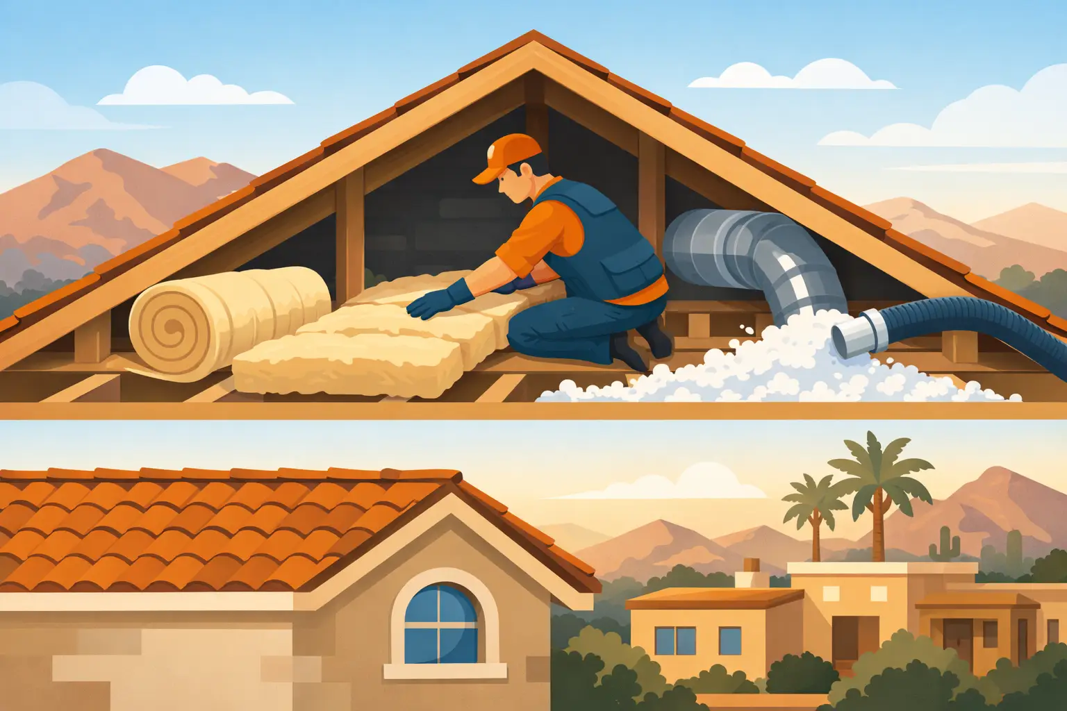 Attic Insulation Replacement for El Paso Homes
