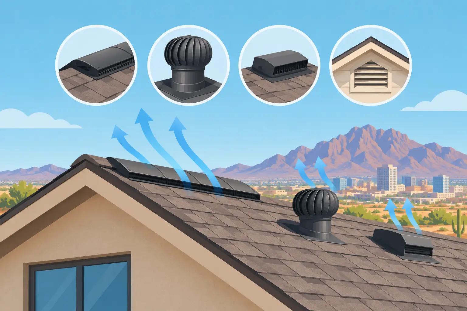 Best Roof Ventilation Options for El Paso Homes