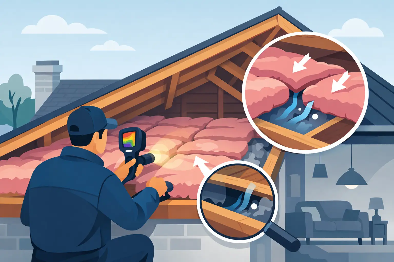 How to Identify Attic Insulation Gaps at Home