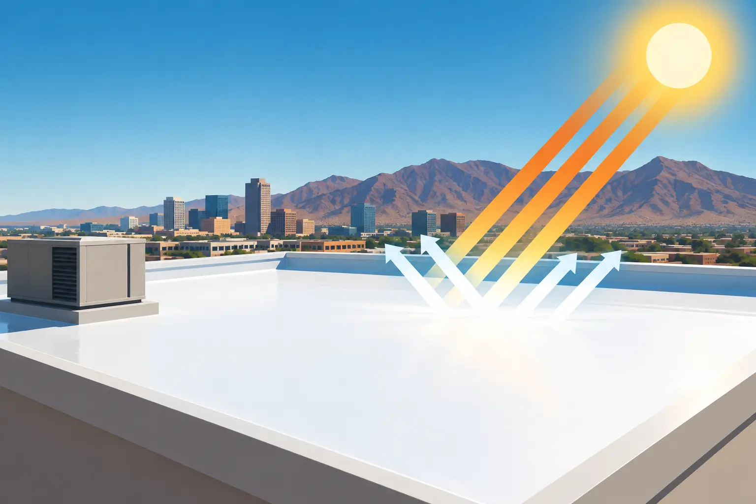Roof Coating Performance in El Paso Heat