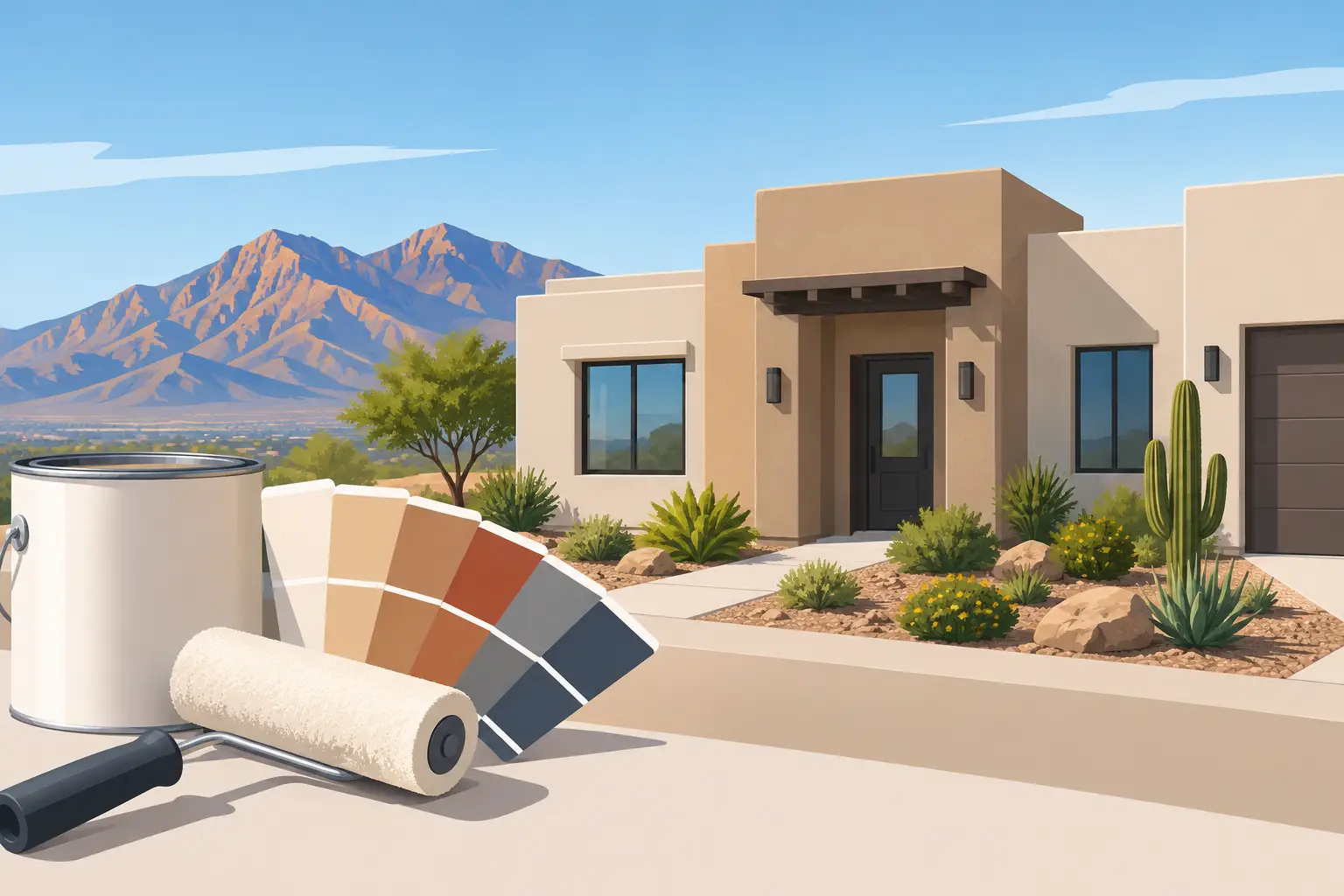 Best Exterior Paint Finishes for El Paso Homes
