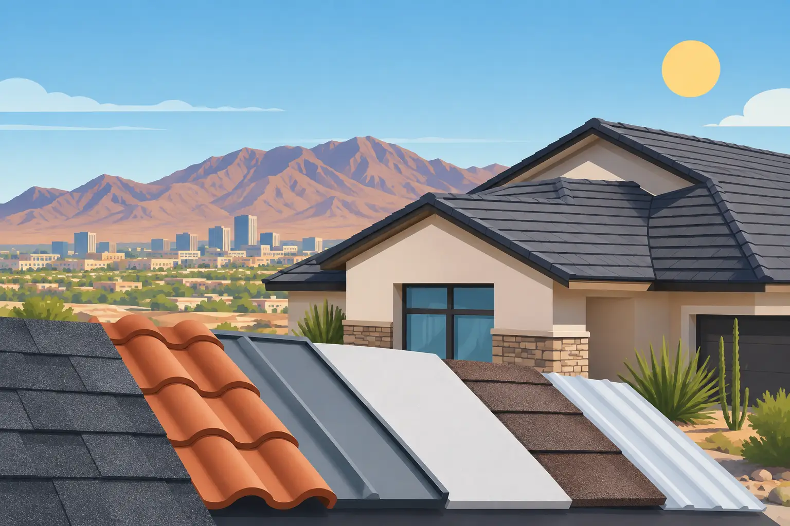 Best Roofing Materials for El Paso Properties