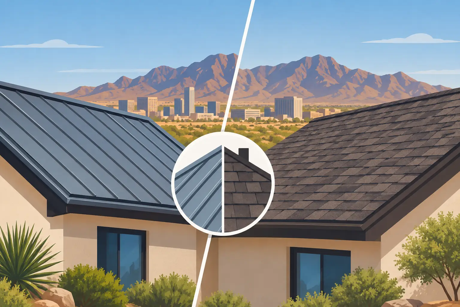 Metal Roofs Versus Shingles for El Paso Homes